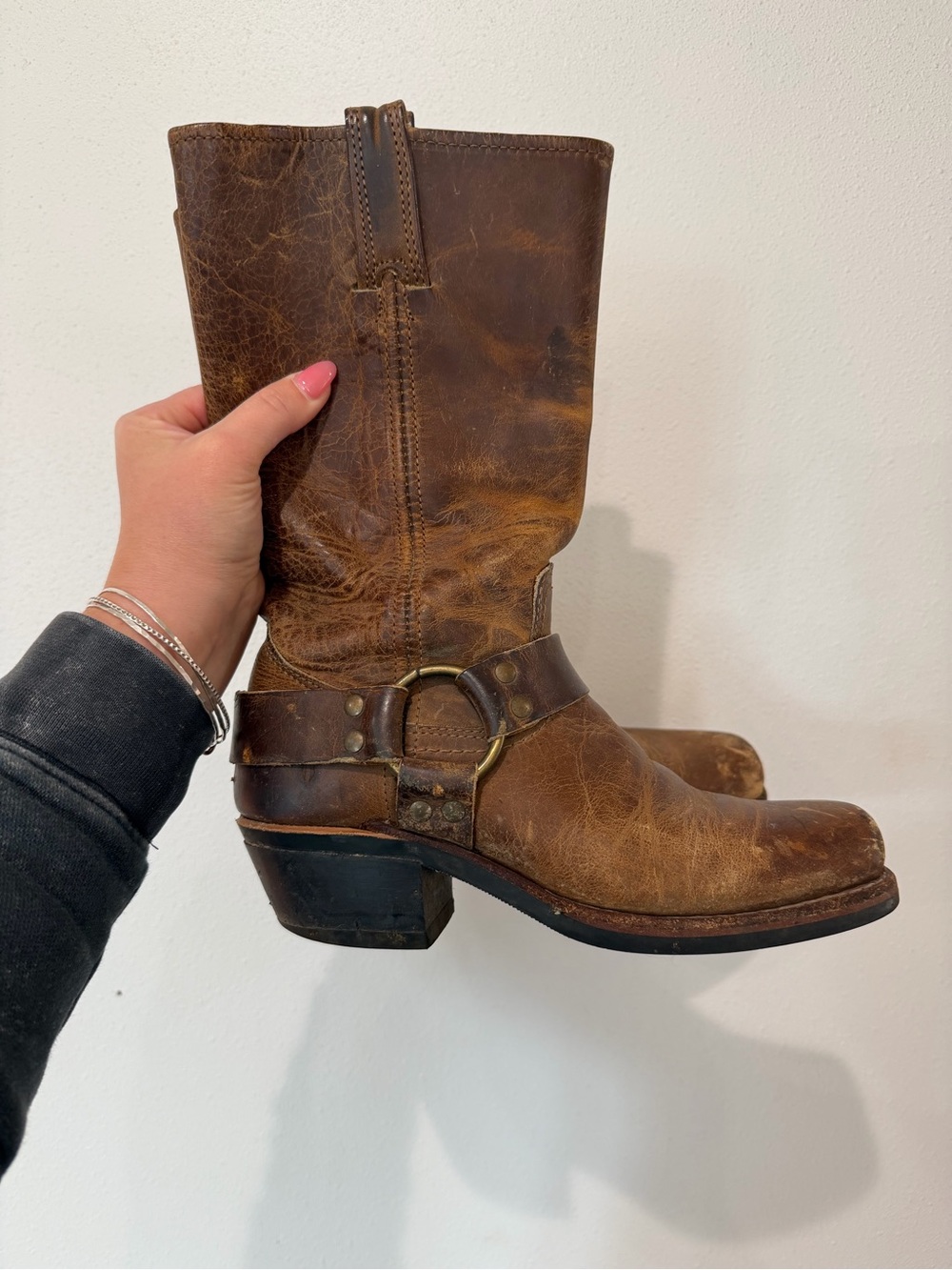 Vintage Frye Harness Boots 6/6.5